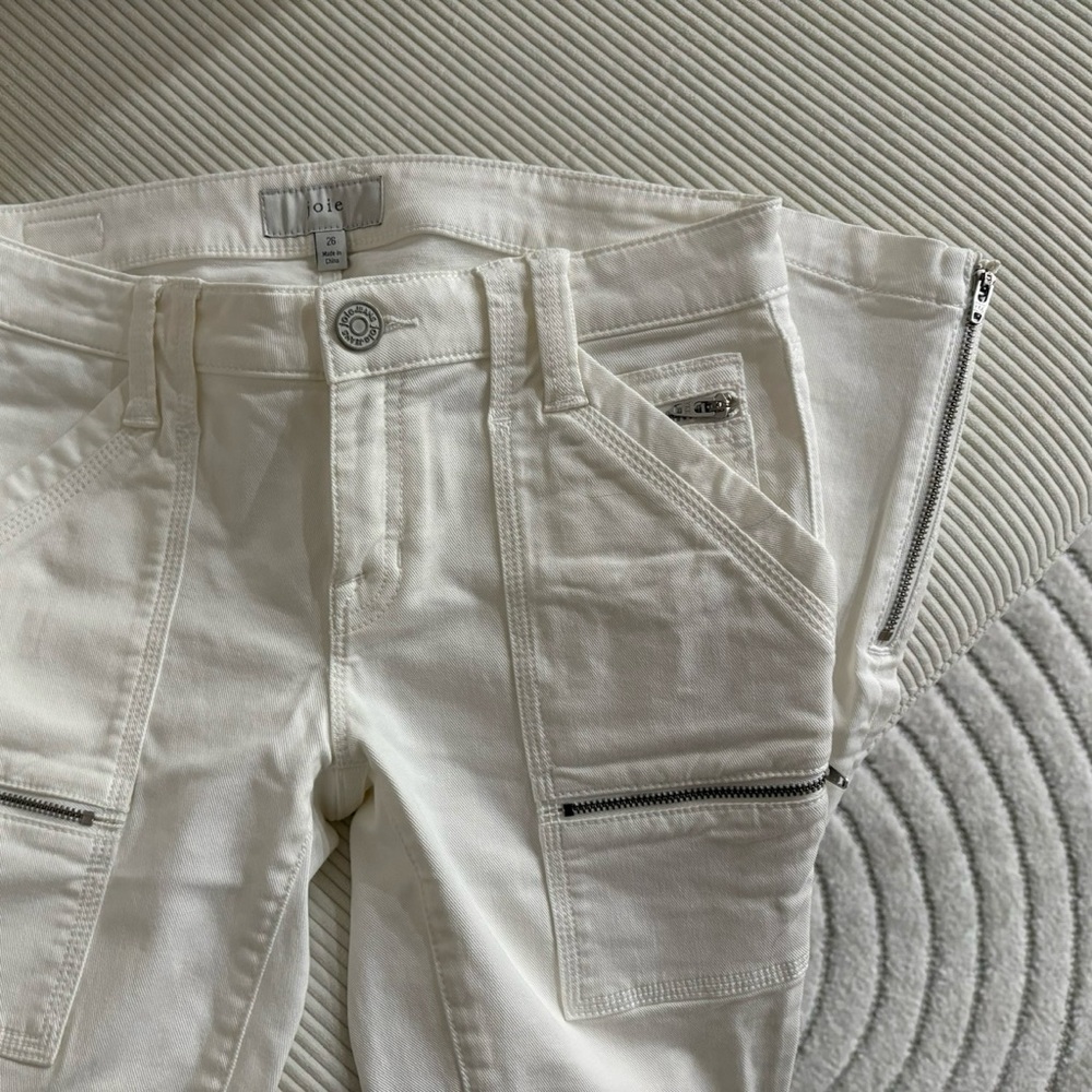NWOT Joie Cargo White Skinny Jeans Sz. 26